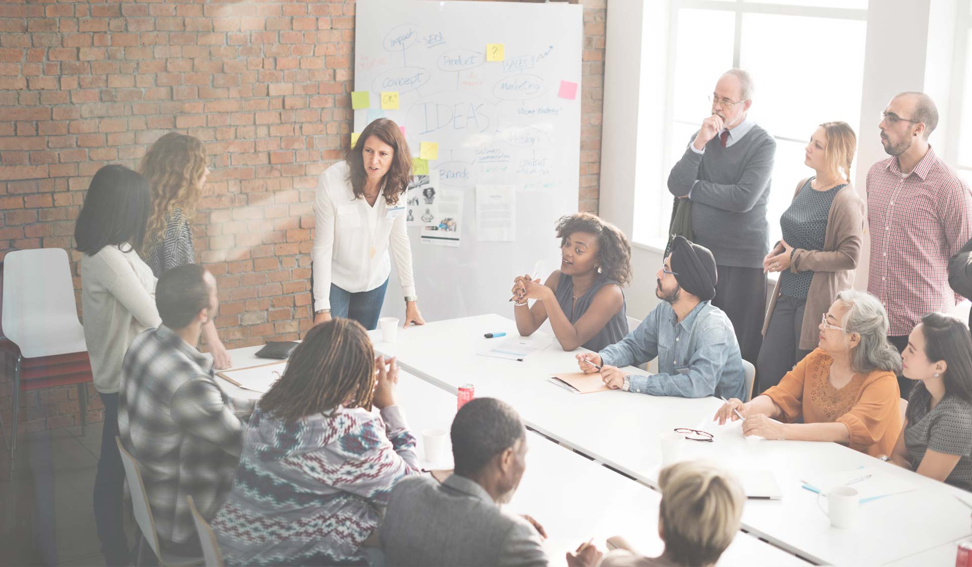 Möte med många medlemmar